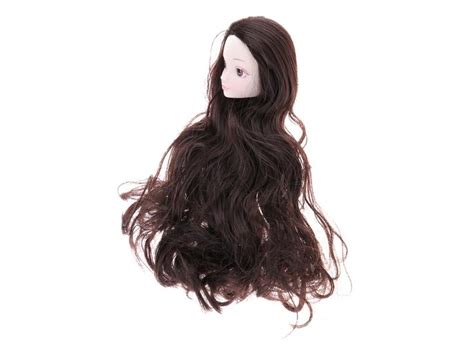 Feminino Bjd Boneca Marrom Cabe A De Cabelo Esculpir Bola