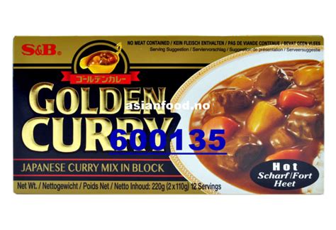 S B Golden Curry Sauce Mix HOT X G Asian Food Import