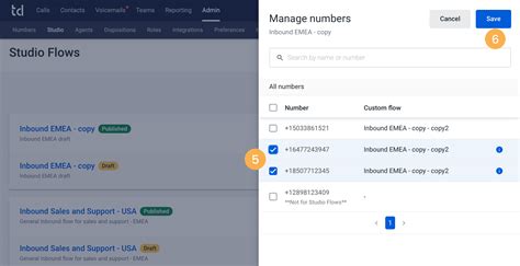 assigning  flow   number