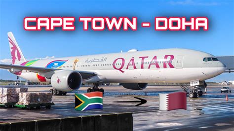 Qatar Airways Cape Town To Doha Boeing Er The Flight