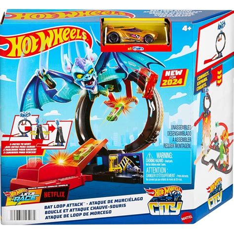 Hot Wheels City Bat Tire Shop Toys Co