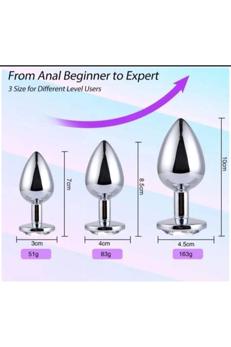 Monami Anal Plug Anal Tıkaç 3 Lü Anal Set S m l Beden Anal Oyuncak