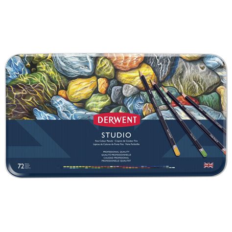 Derwent Studio Colored Pencil 72 Color Tin Set Walmart