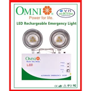 Omni Automatic Emergency Light Ael L Shopee Philippines