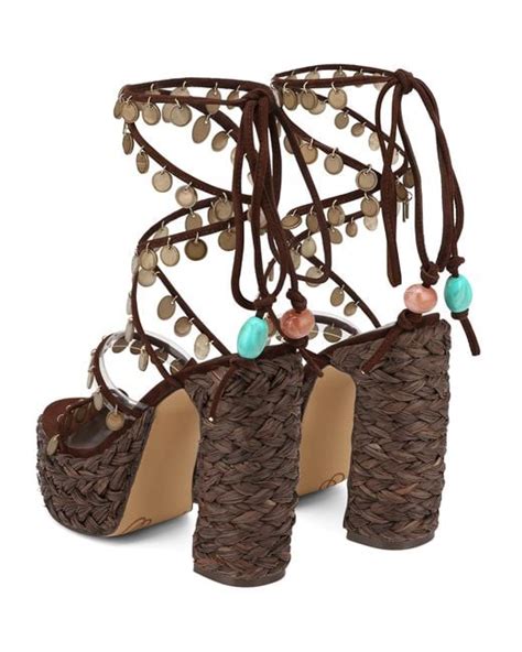 Naked Wolfe Fantastic Raffia In Metallic Lyst