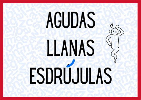 LA ACENTUACIÓN AGUDA LLANA ESDRÚJULA Arche ELE Esdrujulas