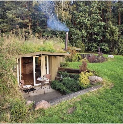 Tiny house underground | Primitive builds, Grounded home, Homestead
