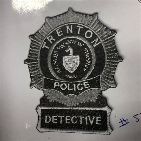 Trenton Police Detective Silver Badge 5221