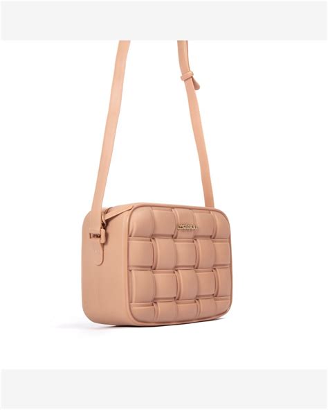 Riachuelo Bolsa Feminina Moleca Transversal Trançada Nude