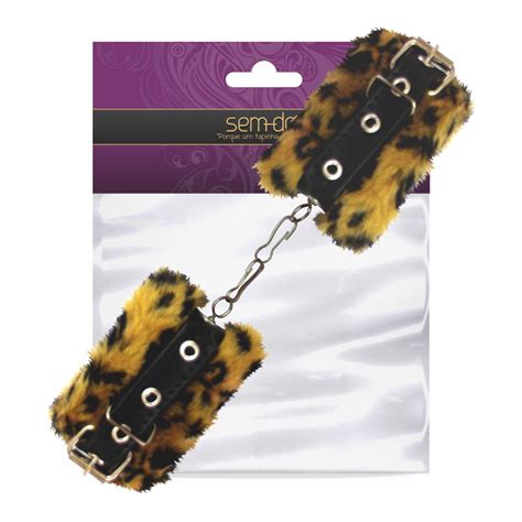 Algema em Pelúcia ST Onça Único lojasacaso br Lingerie Sensual e Sex Shop