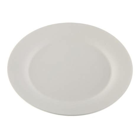 Assiette Plate Ronde En Porcelaine Blanche 27 X 27 Cm BRYCUS