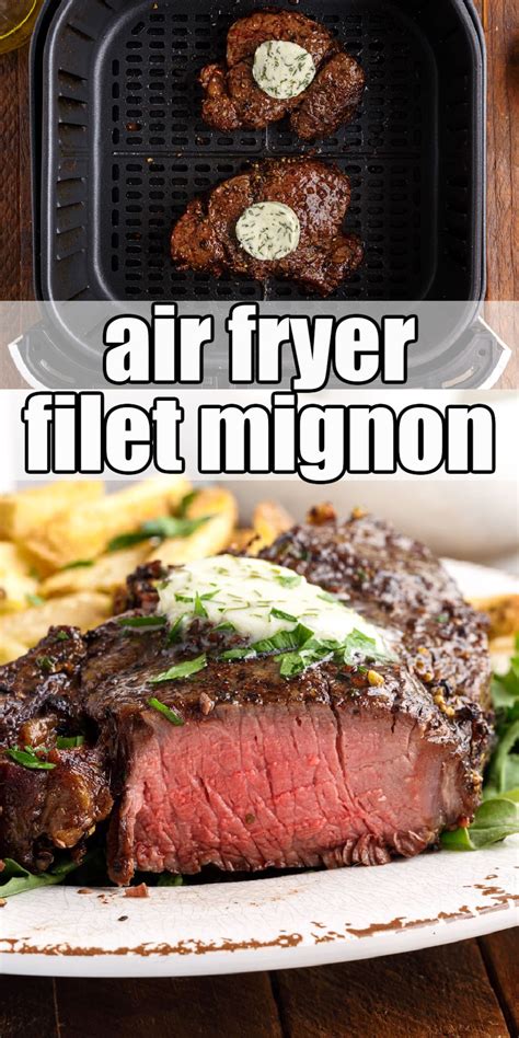 how to cook a filet mignon in an air fryer
