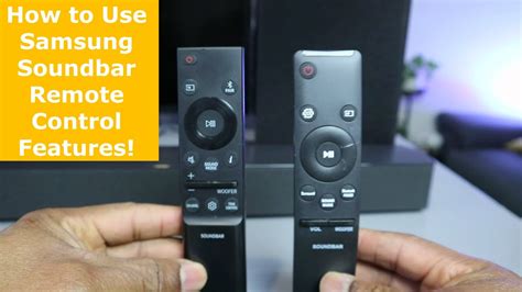 How To Use Samsung Soundbar Remote Control Features YouTube