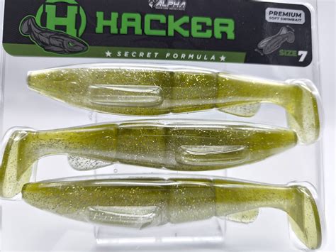 NEW Alpha Hacker 7 Swimbait Blando 01 Fanatic Pesca