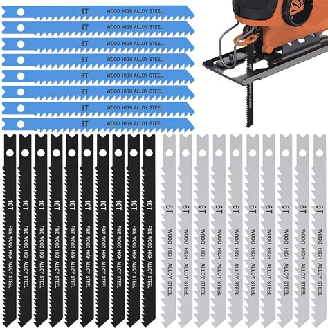 Pcs Jig Saw Blade Set T T T High Carbon Steel Assorted Saw Blades