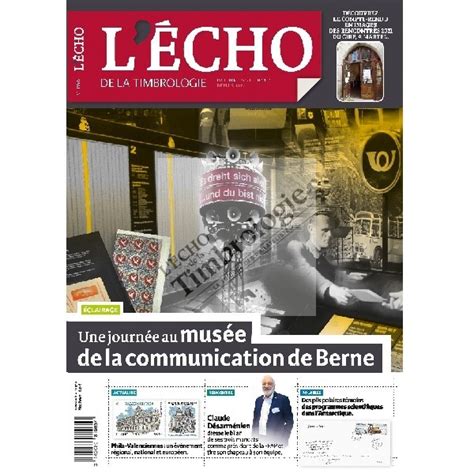 L ÉCHO de la Timbrologie n 1965 L Echo de la timbrologie