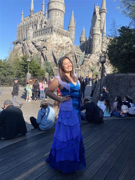 I brought the Yule Ball Dress to Universal Hollywood : r/harrypotter