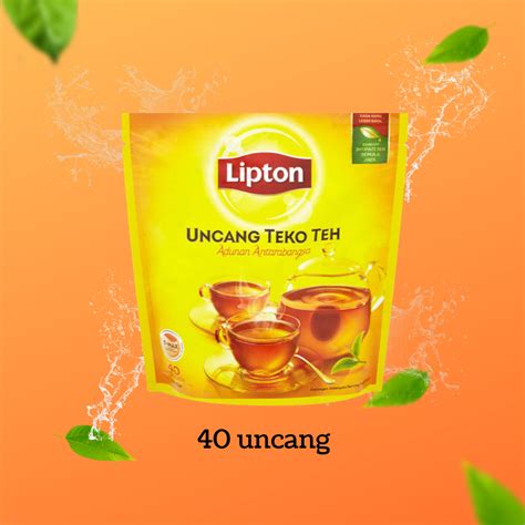 Lipton Uncang Teko Teh Tea Bags Lazada