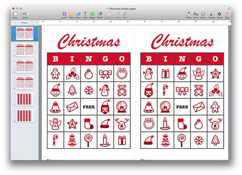 Printable Blank Christmas Bingo Cards