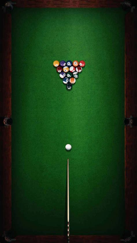 Download Pool Table Cue And Balls Wallpaper | Wallpapers.com
