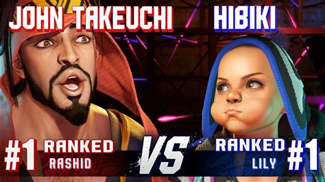 Sf John Takeuchi Ranked Rashid Vs Hibiki Ranked Lily Ranked