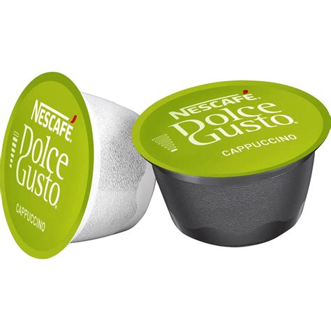 Nescafe Dolce Gusto Espresso Coffee Capsules Cappuccino Flavor 16 Count