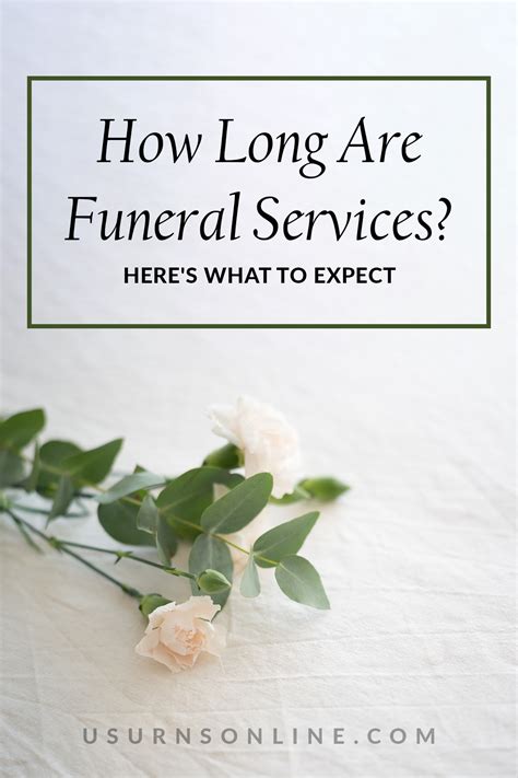 How Long Are Funeral Services? Here’s What to Expect – US Urns Online