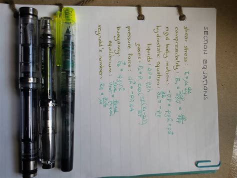 Fluid mechanics and fountain pens : r/fountainpens
