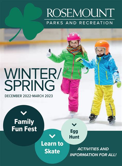 Rosemount Parks & Recreation Brochure - Winter/Spring 2022-23 by Rosemount Parks and Recreation