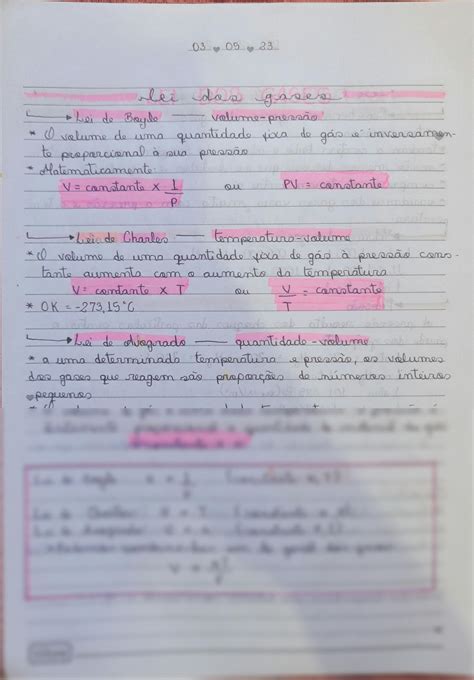 Lei Geral Dos Gases