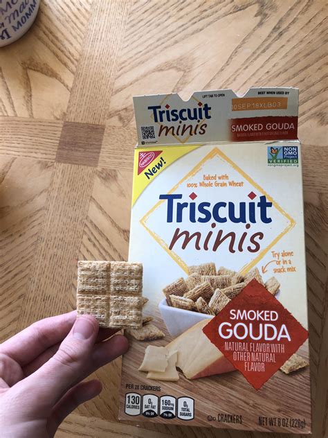 These mini triscuits stuck together to form a regular triscuit : r