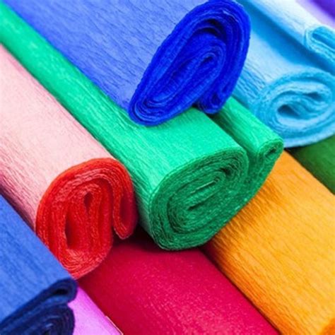 O Que É Papel Crepom - Papel Crepom Cor a Escolha 48cm x 2m Unidade | Shopee Brasil