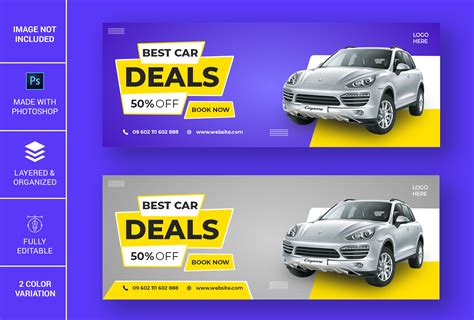 Car Deal Facebook Banner Design Graphic by creative_store · Creative