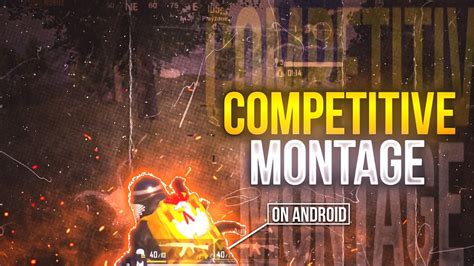 Competitive Montage On Andriod Pubg Mobile T2 And T3 Montage Smooth