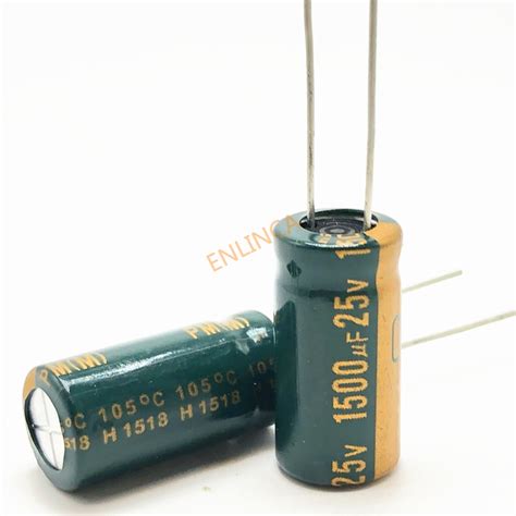 25v 1500uf 1020 High Frequency Low Impedance Aluminum Electrolytic Capacitor 1500uf 25v 20