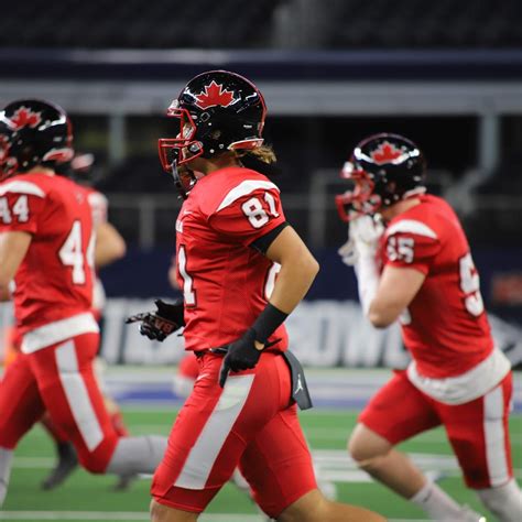 Canadas Senior Mens National Tackle Team Defeats Germany To Lift The