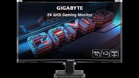 Gigabyte GS32QC 32 2K 1440p QHD 165Hz Monitor SU Tech Games