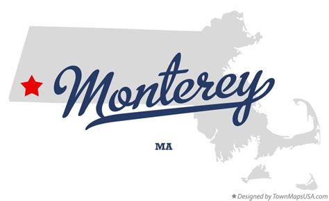 map  monterey ma massachusetts