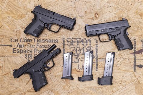 Springfield Xds Mod2 9 9mm Police Trade In Pistols With Night Sights Good Sportsmans