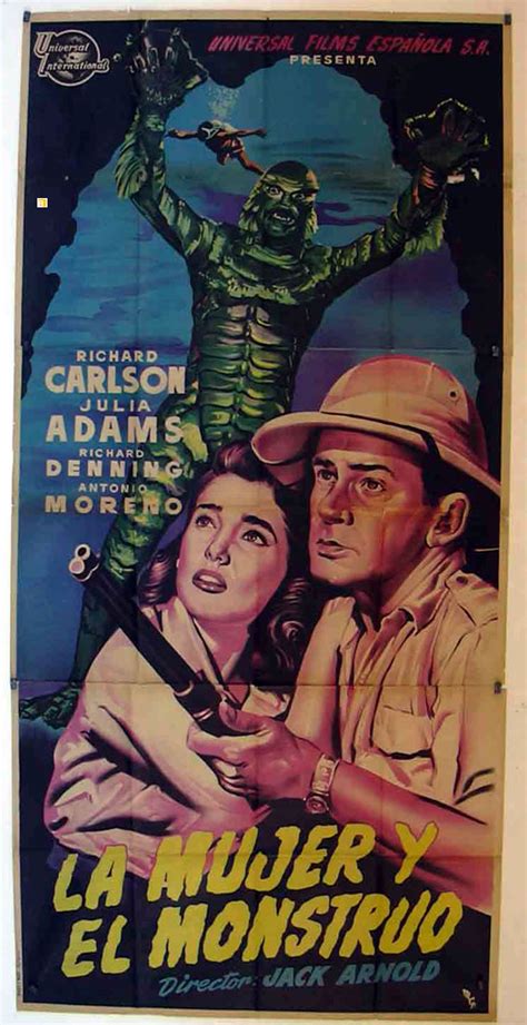 Mujer Y El Monstruo La Movie Poster Creature From The Black