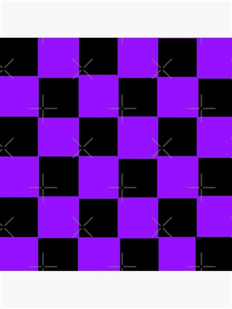 Purple And Black Tiles Poster For Sale By Meah Liv Redbubble