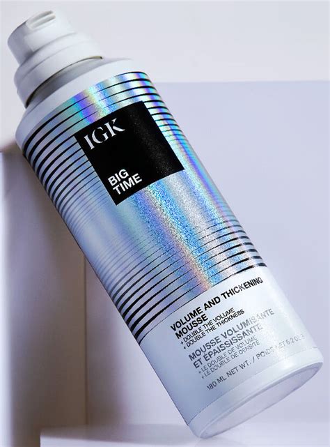 Igk Big Time Volume And Thickening Hair Mousse