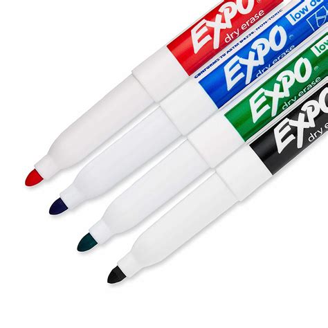 Expo Whiteboard Markers - Fine (Pack of 4) (EXP-86674K) Educational ...