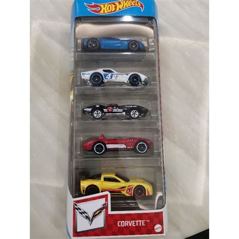 Hot Wheels Corvette 5 Pack 2021 Shopee Malaysia