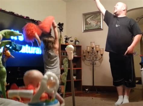 Mom checks camera and finds out how dad really watches the kids when ...