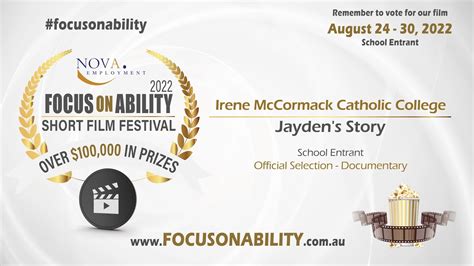 Irene Mccormack Catholic College Jayden S Story Youtube