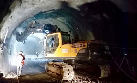 Metro de Lima Horizonte 2025 Excavación de túnel NATM desde Pozo Pv