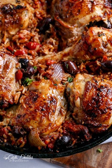 One Pot Italian Chicken And Rice Cafe Delites Chicken Dinner