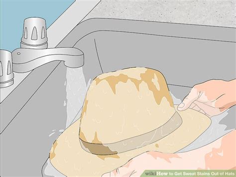 how to get stains out of hats