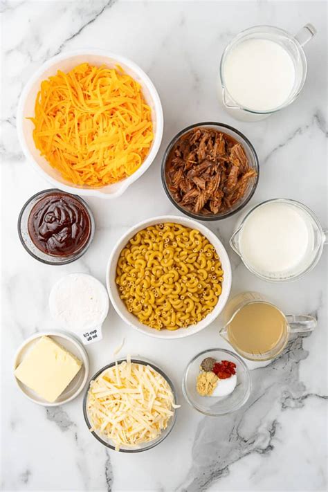 Pulled Pork Mac and Cheese - All She Cooks